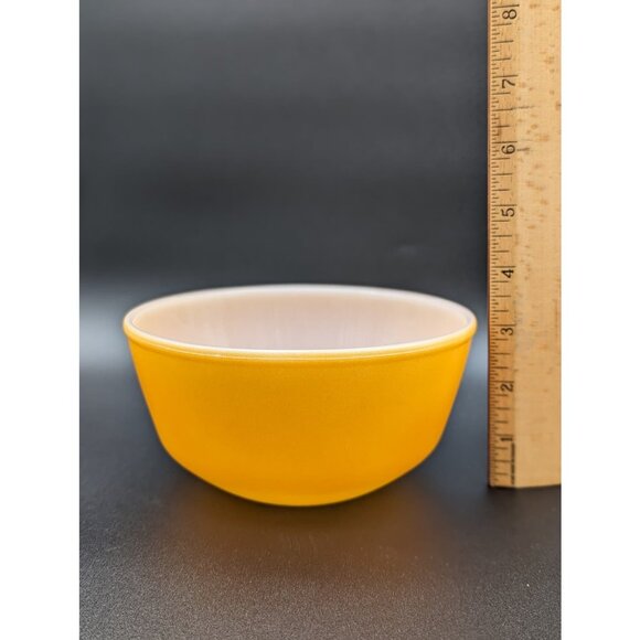 1970's Vintage Anchor Hocking Fire Orange Nesting Mixing Bowl - Picture 5 of 5